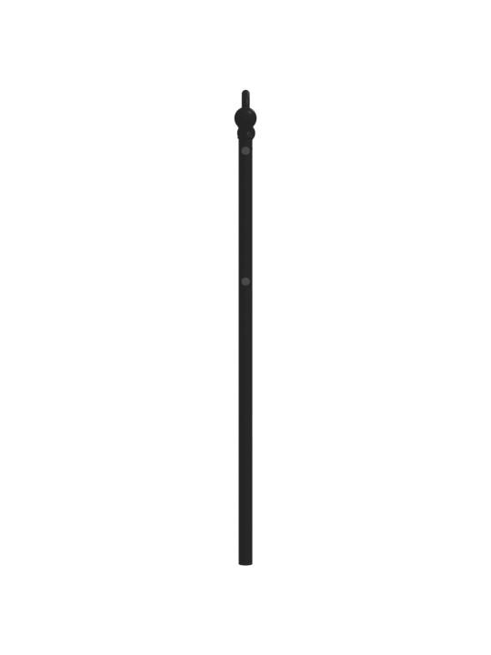 Metalinis galvūgalis, juodos spalvos, 80cm