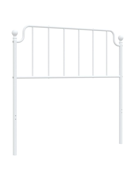 Metalinis galvūgalis, baltos spalvos, 100cm