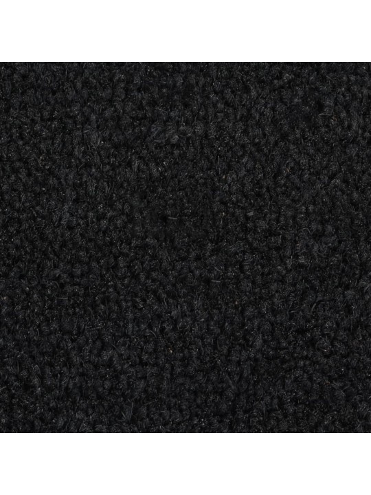 Durų kilimėlis, juodas, 50x80cm, kuokštuotas kokoso pluoštas