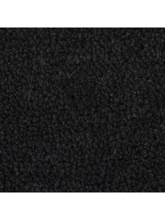 Durų kilimėlis, juodas, 50x80cm, kuokštuotas kokoso pluoštas