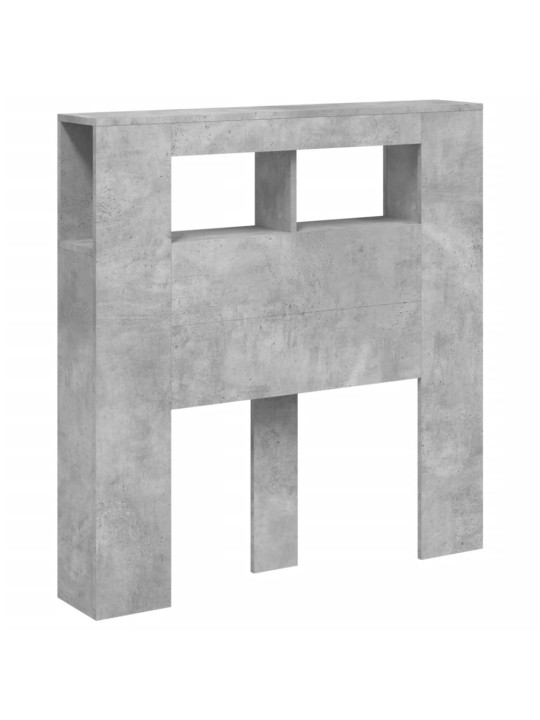 LED galvūgalis, betono, 100x18,5x103,5cm, apdirbta mediena