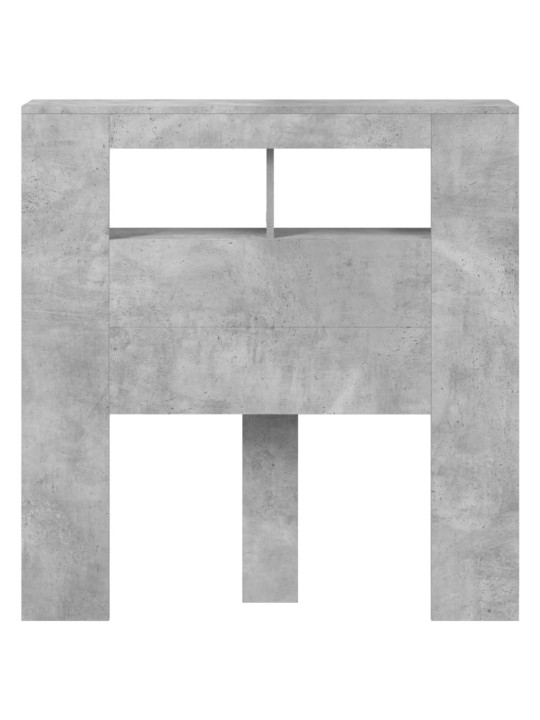 LED galvūgalis, betono, 100x18,5x103,5cm, apdirbta mediena