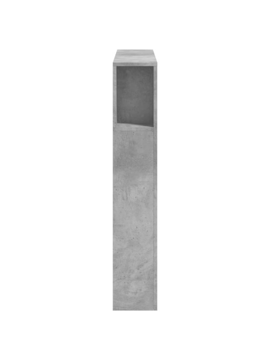 LED galvūgalis, betono, 100x18,5x103,5cm, apdirbta mediena