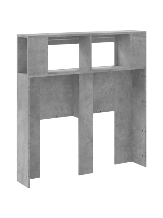 LED galvūgalis, betono, 100x18,5x103,5cm, apdirbta mediena