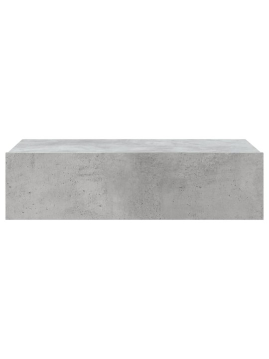 Televizoriaus spintelė su LED lemputėmis, betono, 60x35x15,5cm