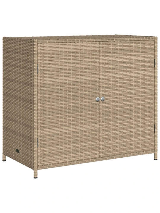 Sodo spintelė daiktams, smėlio, 83x45x76cm, poliratanas