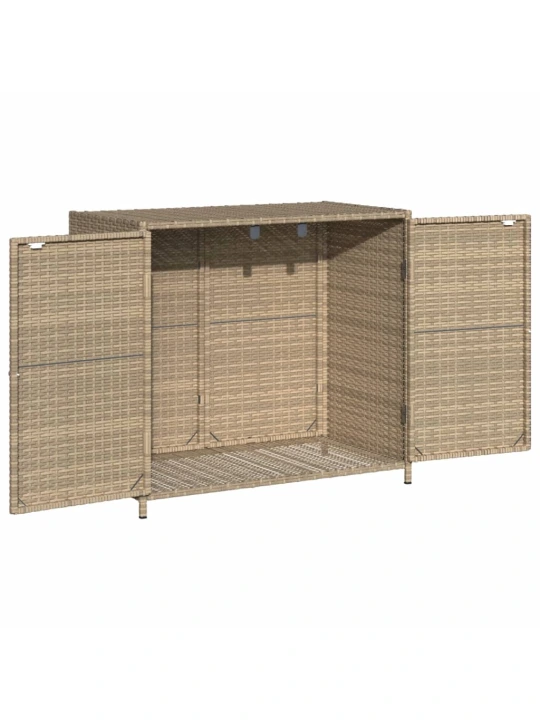 Sodo spintelė daiktams, smėlio, 83x45x76cm, poliratanas