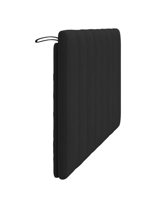 Galvūgalio pagalvėlė, juodos spalvos, 120cm, aksomas