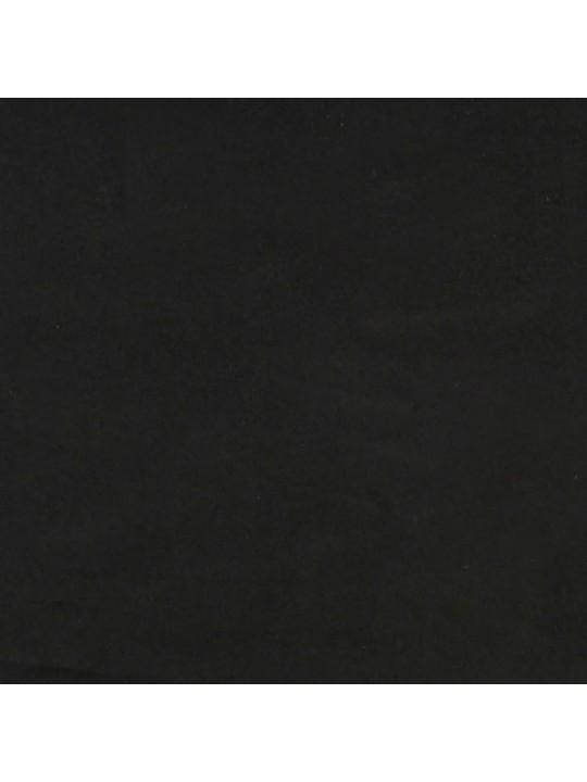 Galvūgalio pagalvėlė, juodos spalvos, 100cm, aksomas