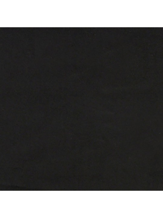 Galvūgalio pagalvėlė, juodos spalvos, 120cm, aksomas