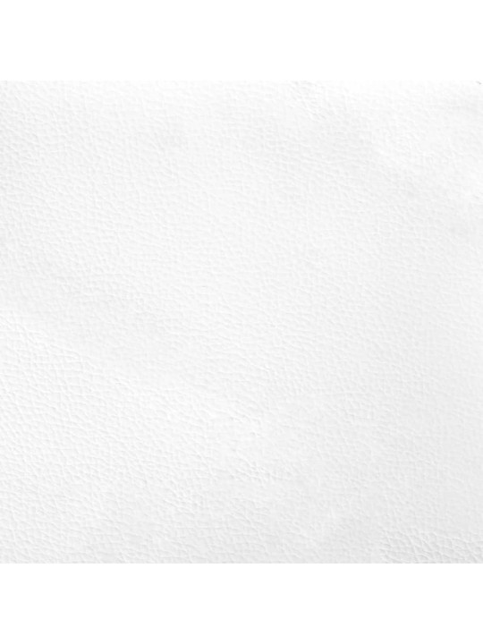 Galvūgalio pagalvėlė, baltos spalvos, 90 cm, dirbtinė oda