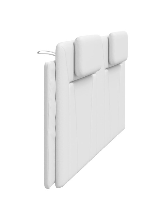 Galvūgalio pagalvėlė, baltos spalvos, 200cm, dirbtinė oda