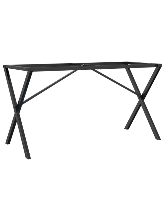 Valgomojo stalo kojos, 120x60x73cm, ketus, X formos rėmas