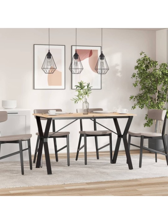 Valgomojo stalo kojos, 120x60x73cm, ketus, Y formos rėmas