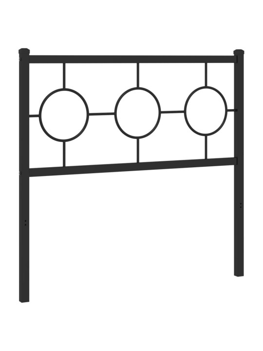 Metalinis galvūgalis, juodos spalvos, 90cm
