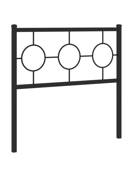 Metalinis galvūgalis, juodos spalvos, 90cm