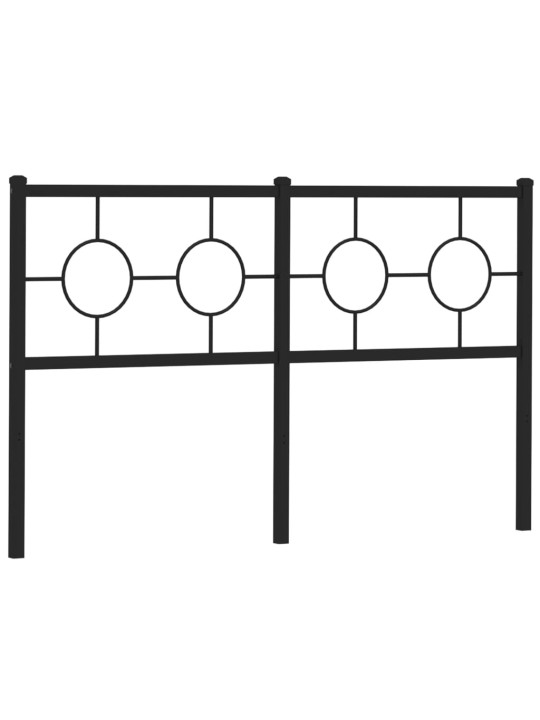 Metalinis galvūgalis, juodos spalvos, 160cm