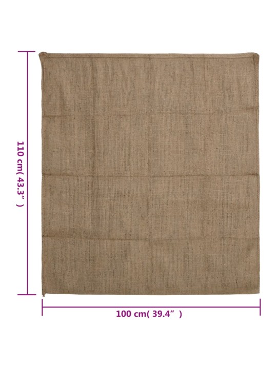 Džiuto maišai, 5vnt., 100x110cm, 100% džiutas, 340 g/m²