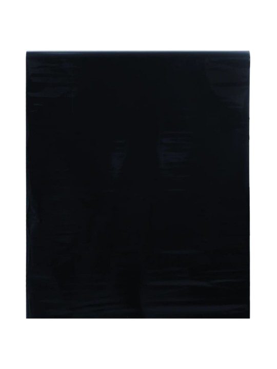 Langų plėvelė, juoda, 60x1000cm, PVC, statinė, matinė