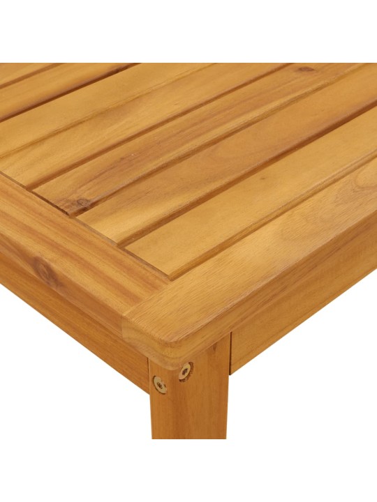Sodo stalas, 100x60x30cm, akacijos medienos masyvas