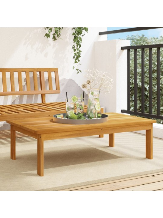 Sodo stalas, 100x60x30cm, akacijos medienos masyvas
