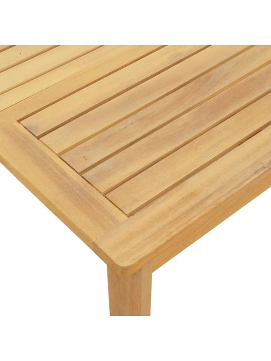 Sodo stalas, 100x60x30cm, akacijos medienos masyvas
