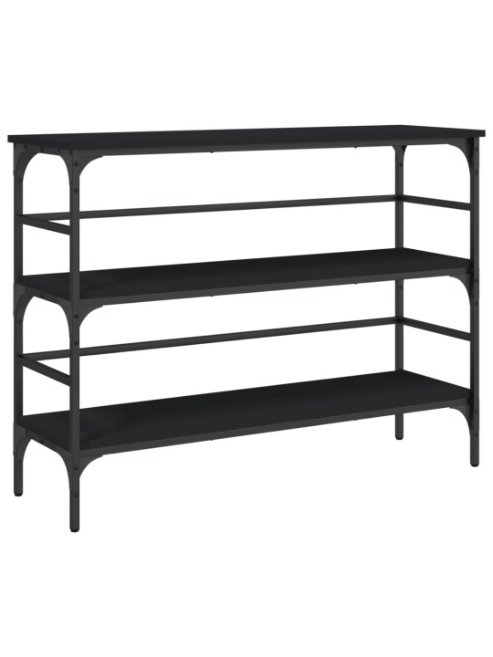 Konsolinis staliukas, juodas, 100x32x75cm, apdirbta mediena