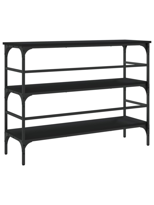 Konsolinis staliukas, juodas, 100x32x75cm, apdirbta mediena