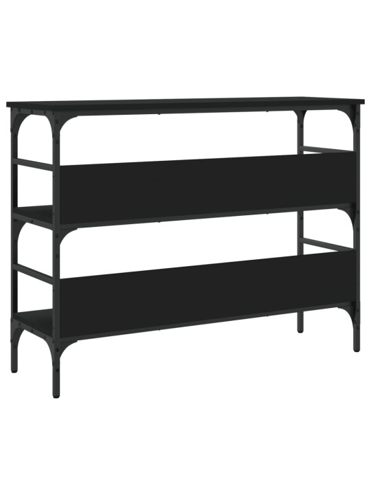 Konsolinis staliukas, juodas, 100x32x75cm, apdirbta mediena