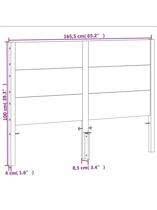 Galvūgalis, vaško rudos spalvos, 160cm, pušies medienos masyvas