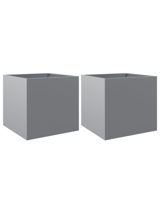 Loveliai, 2vnt., sidabriniai, 49x47x46cm, galvanizuotas plienas