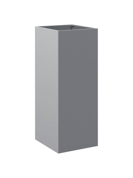 Lovelis, sidabrinis, 32x29x75cm, galvanizuotas plienas