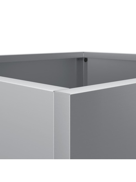 Lovelis, sidabrinis, 32x29x75cm, galvanizuotas plienas