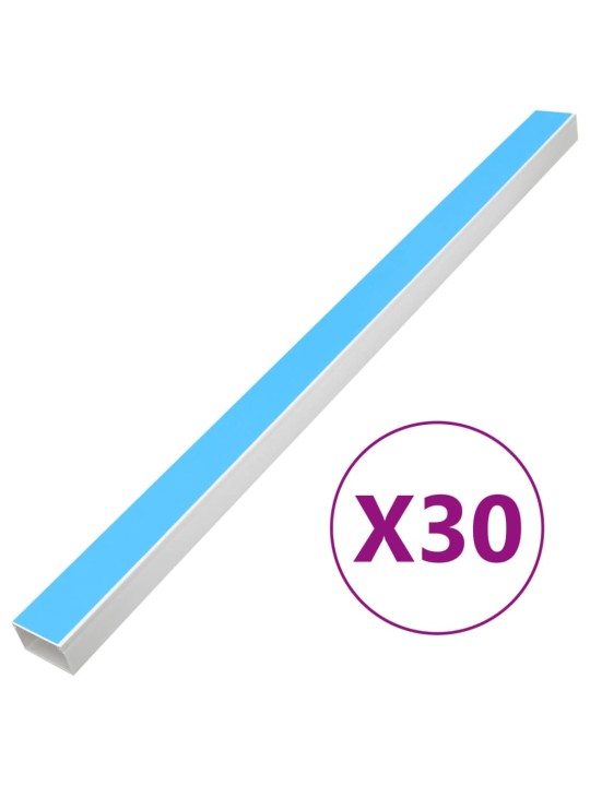 Kabelių kanalas, 60x40mm, 30m, PVC, savaime prilimpantis