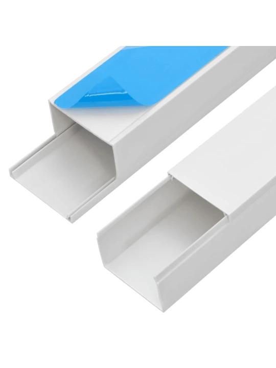 Kabelių kanalas, 60x40mm, 30m, PVC, savaime prilimpantis