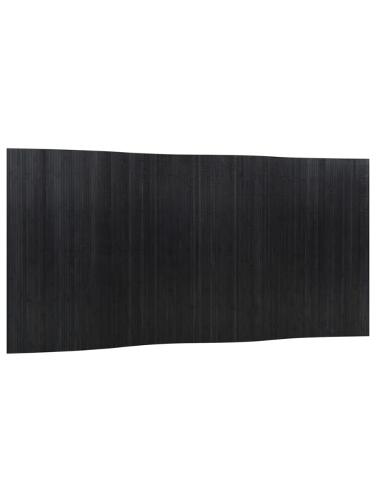 Kambario pertvara, juodos spalvos, 165x400cm, bambukas