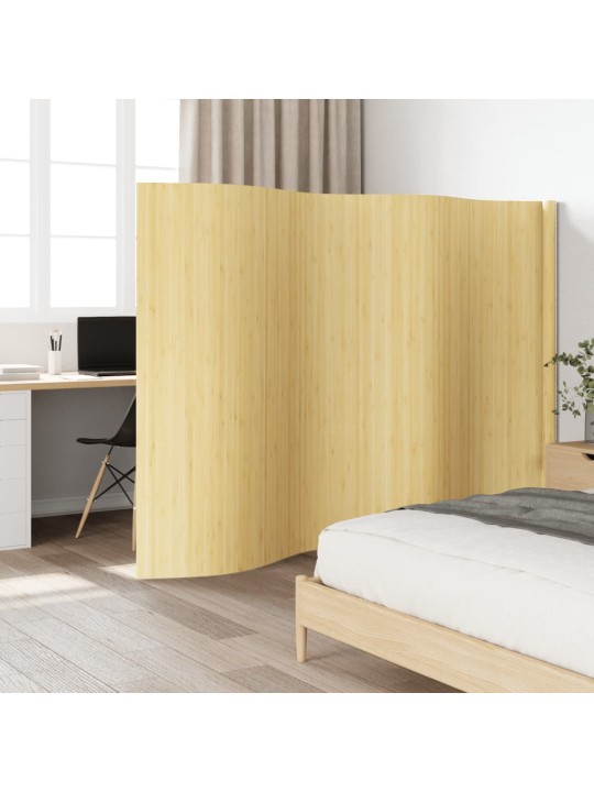 Kambario pertvara, šviesi natūrali, 165x400cm, bambukas