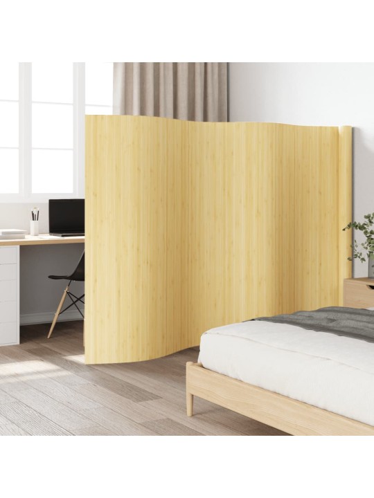Kambario pertvara, šviesi natūrali, 165x600cm, bambukas