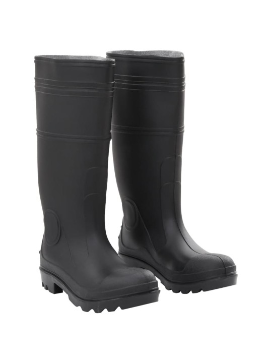 Guminiai batai, juodos spalvos, PVC, 40 dydžio