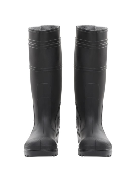 Guminiai batai, juodos spalvos, PVC, 40 dydžio