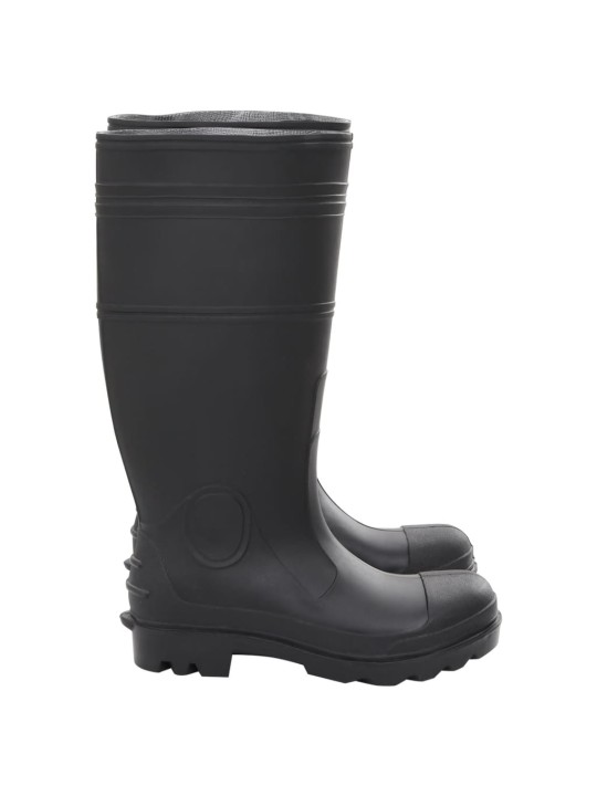 Guminiai batai, juodos spalvos, PVC, 40 dydžio