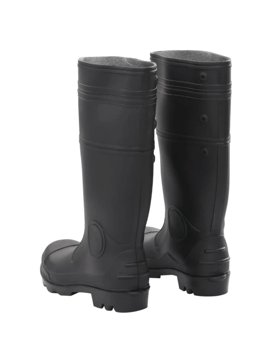 Guminiai batai, juodos spalvos, PVC, 40 dydžio