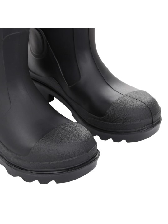 Guminiai batai, juodos spalvos, PVC, 40 dydžio