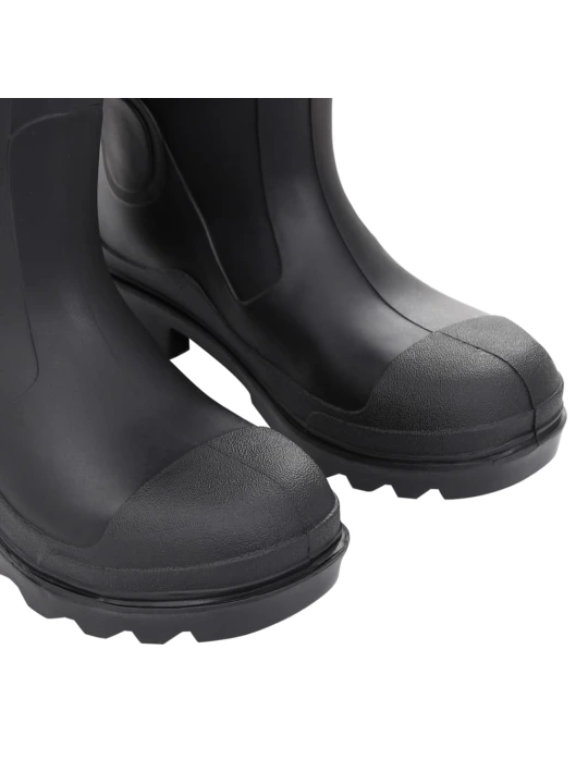 Guminiai batai, juodos spalvos, PVC, 40 dydžio