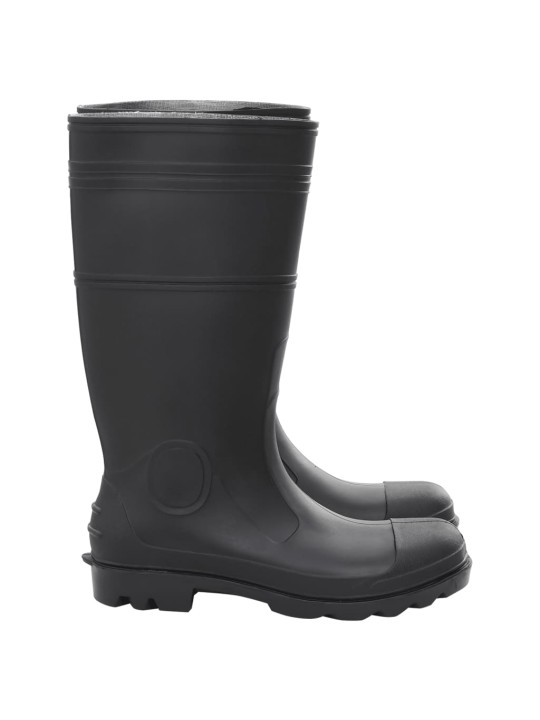 Guminiai batai, juodos spalvos, PVC, 44 dydžio