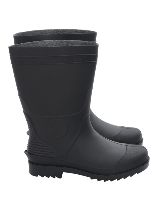 Guminiai batai, juodos spalvos, PVC, 43 dydžio