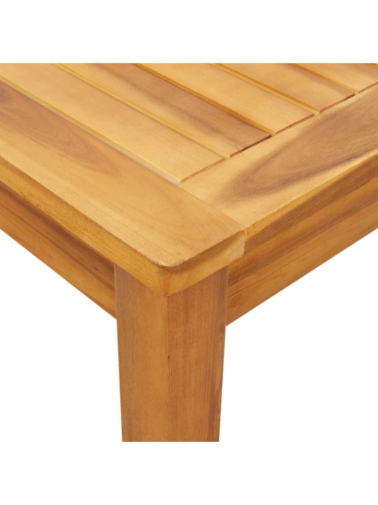 Sodo valgomojo stalas, 110x55x75cm, akacijos medienos masyvas
