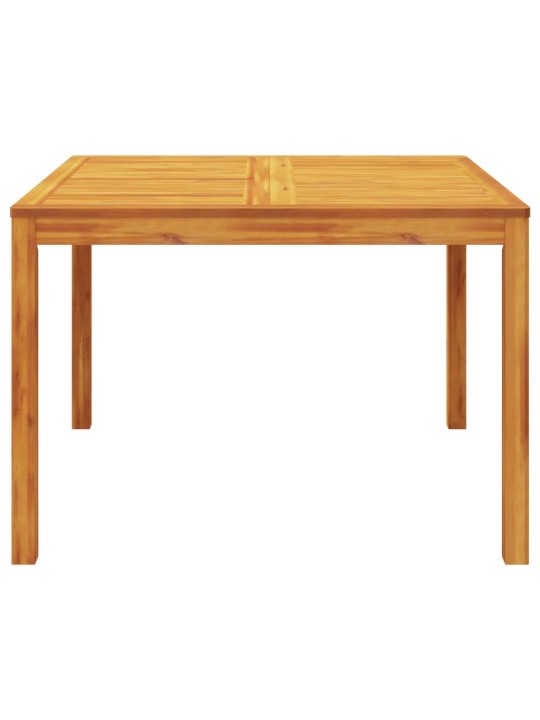 Sodo valgomojo stalas, 110x110x75cm, akacijos medienos masyvas