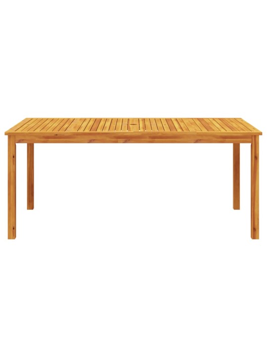 Sodo valgomojo stalas, 180x90x75cm, akacijos medienos masyvas