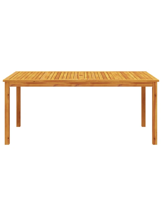 Sodo valgomojo stalas, 180x90x75cm, akacijos medienos masyvas
